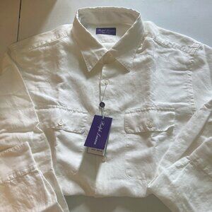 Ralph Lauren Purple Label Linen Cotton Shirt